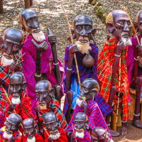 Maasai Elders Conferring - Douglas Derrer